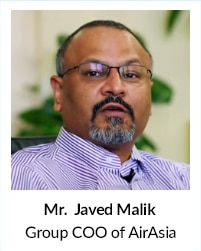 Mr Javed Malik, Group COO of AirAsia